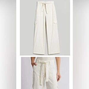 MADEWELL womens wide leg cargo pants Griff size 23 white